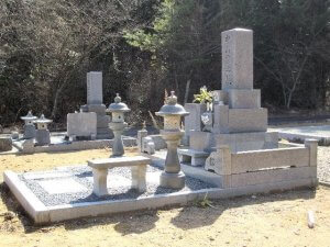岐阜県恵那市墓石リフォーム工事　中山様_施工前