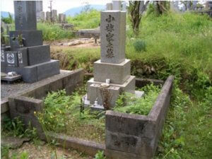 岐阜県恵那市墓石リフォーム工事　小椋様_施工前