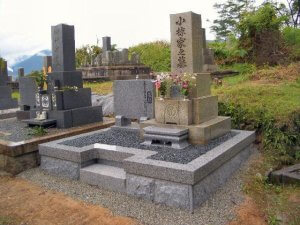 岐阜県恵那市墓石リフォーム工事　小椋様_施工後