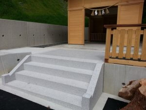 岐阜県加茂郡東白川　神田神社様　階段工事_サンプル画像02